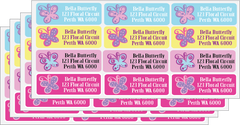 Bella Butterfly Address & Message Labels