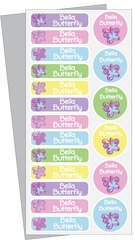 Bella Butterfly Clothing Name Labels