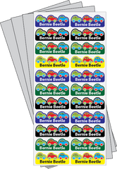 Bernie Beetle Trio School Name Labels