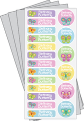 Bethany Butterfly School Name Labels