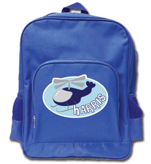 Harris Helicopter Kindy Backpack (Blue)