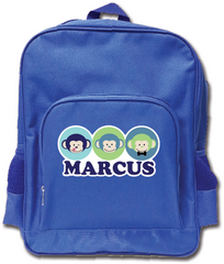Marcus Monkey Kindy Backpack (Blue)