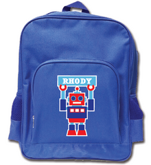 Rhody Robot Kindy Backpack (Blue)