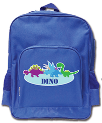 Dino Dinosaurs Kindy Backpack (Blue)