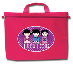 Dina Dolls Library Bag (Pink)