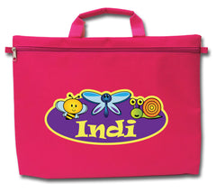 Indi Insects Library Bag (Pink)