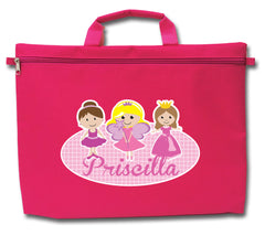 Priscilla Princess Library Bag (Pink)