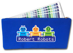 Robert Robots Pencil Pack (Blue)