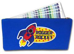 Rogger Rocket Pencil Pack (Blue)