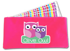 Olive Owls Pencil Pack (Pink)