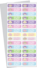 Melinda Monkey Clothing Name Labels