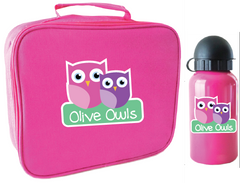 Olive Owls Lunchroom Pack (Pink)
