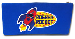 Rogger Rocket Pencil Case (Blue)