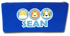 Sean Safari Pencil Case (Blue)