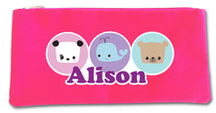 Alison Animals Pencil Case (Pink)
