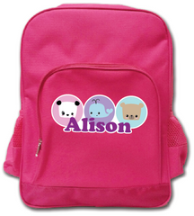 Alison Animals Kindy Backpack (Pink)