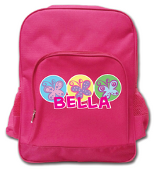 Bella Butterfly Kindy Backpack (Pink)