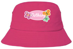 Bethany Butterfly Bucket Hat (Pink)