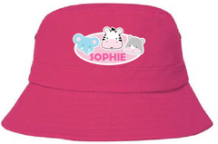 Sophie Safari Bucket Hat (Pink)