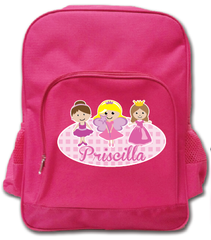 Priscilla Princess Kindy Backpack (Pink)