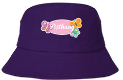 Bethany Butterfly Bucket Hat (Purple)