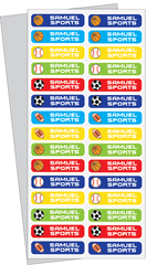 Samuel Sports Clothing Name Labels