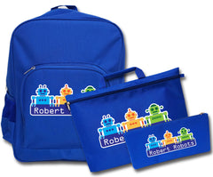Robert Robots School Pack (Blue)