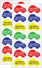 Seth Vinyl Shoe Labels