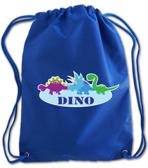 Dino Dinosaurs Swimming Bag (Blue)