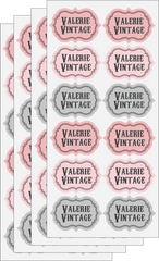 Valerie Vintage Name Labels