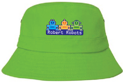 Robert Robots Bucket Hat (Green)
