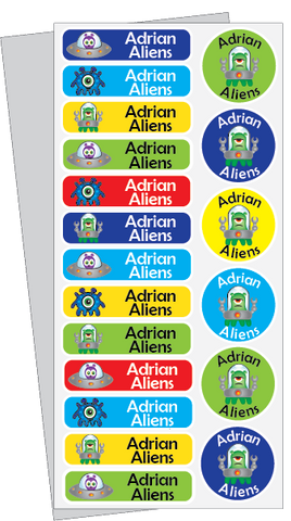Adrian Aliens Clothing Name Labels